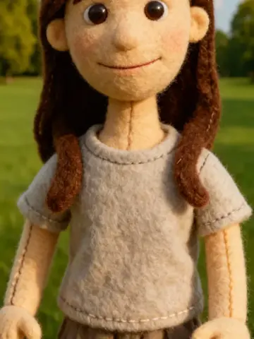 Lena · Felt Puppet