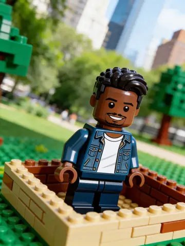 Brick Figure · Photo style